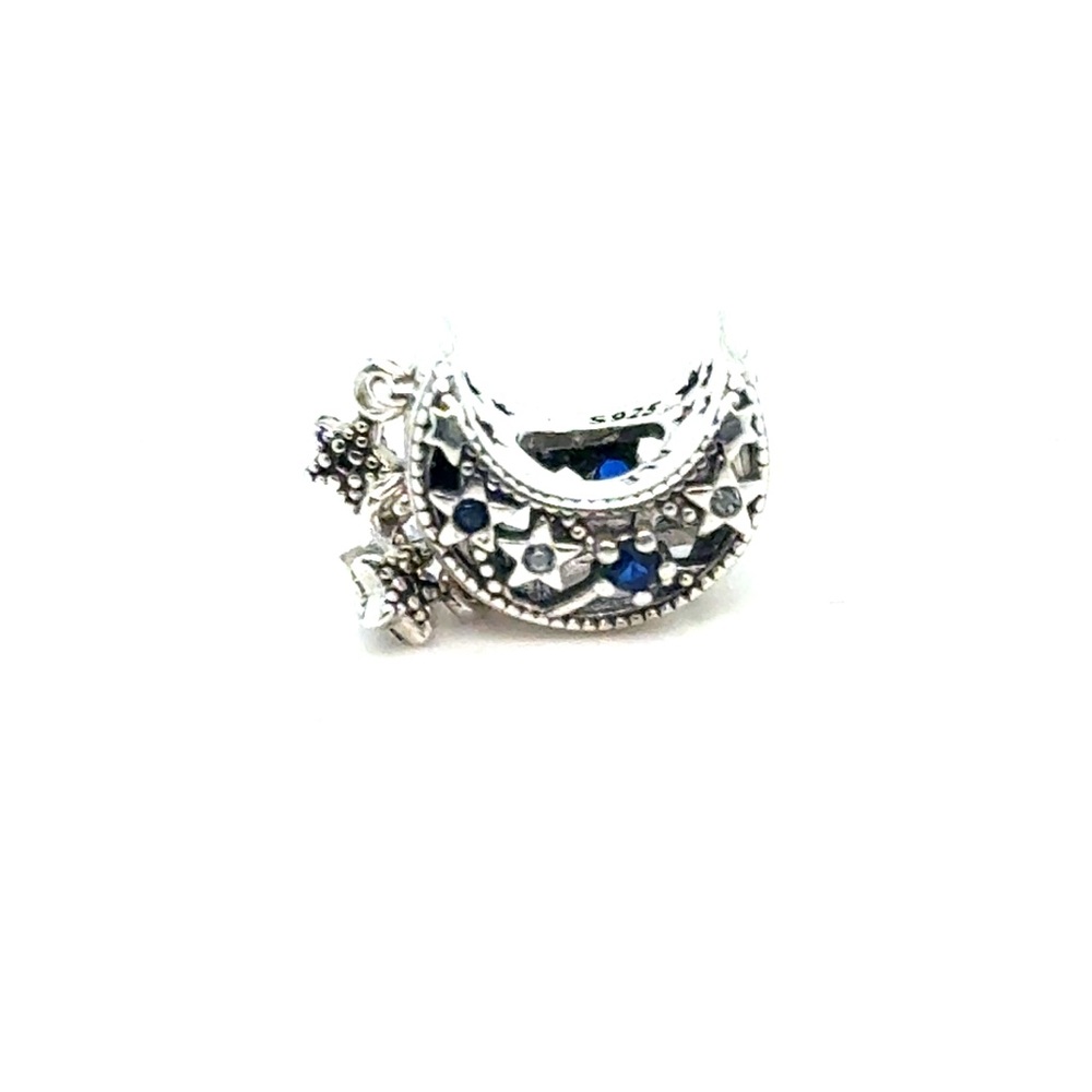 Pandora Silver Star & Crescent Moon Dream Big Charm